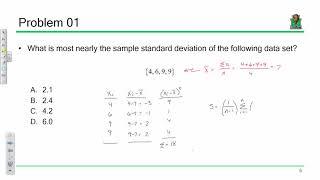 FE Exam Review:  Probability/Statistics, Computational Tools (2018.09.05)