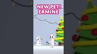 ERMINE! Get your own in the Adopt Me Winter Update! #shorts