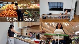 busy & productive days in my life ⋆˚꩜｡