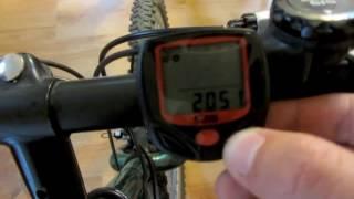 Sunding SD 548-B Bicycle Computer odometer Installation