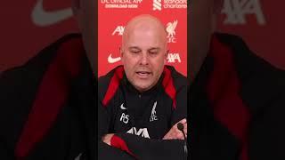 Arne Slot on Hughes &  Andoni Iraola
