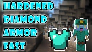 HOW TO GET HARDENED DIAMOND ARMOR FAST(Hypixel Skyblock Guide)