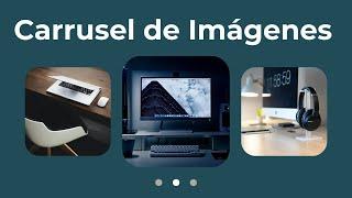 Como Crear un Carrusel de Imágenes | EN MENOS DE 20 MIN | Html, Css y JavaScript.