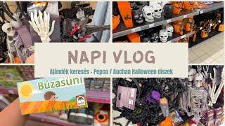 NapiVlog (szept. 18.) - Ajándék keresés  - Pepco Auchan Halloween díszek 