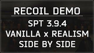 SPT Recoil comparison - Vanilla Tarkov & Realism Mod side by side