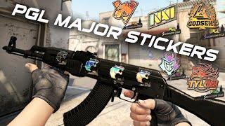 CSGO PGL Major Stockholm 2021 - Stickers showcase Normal/Holo/Foil/Gold [4K60FPS]