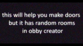 How to make a randomizer in Obby Creator the easy way