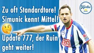 Hertha kassiert viele Standardtore  Josip Simunic kennt die Ursache ️