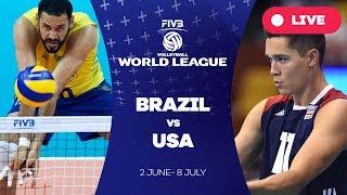 Brazil v USA - Group 1: 2017 FIVB Volleyball World League