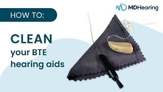 How to clean your hearing aid (behind-the-ear design)