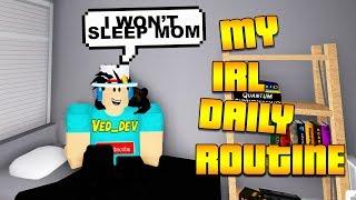 My IRL Daily Routine in Bloxburg! (Roblox)