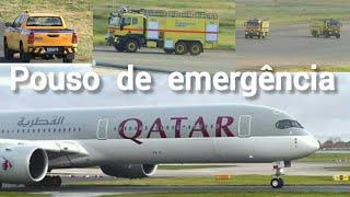 A350-1000 DA QATAR FAZ POUSO DE EMERGÊNCIA EM SALVADOR 