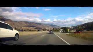 Driving through Kamloops, BC - Canada