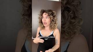 Meeting another curly girl  #curlyhair  (my hair was so short when I filmed this!!)
