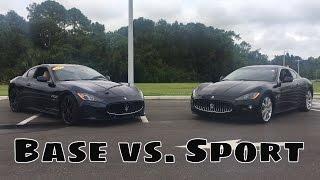 Comparison: Maserati GranTurismo vs. Maserati GranTurismo Sport