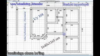 #104 уй чизмаси  Uy chizmasi #uy #chizmasi