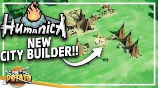 NEW Primitive Colony Sim!! - Humanica - Settlement & City Builder
