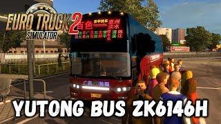 Euro Truck Simulator 2 ОБЗОР МОДА [ Yutong Bus ZK6146H ] ВЕРСИЯ 1.30