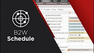 B2W Schedule - Construction Resource Scheduling & Dispatching Software