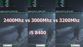 2400 vs 3000 vs 3200 Mhz  Which RAM speed is worth for Intel coffeelake ? | i5 8400