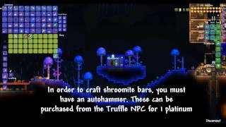 Terraria Wiki How to Craft Shroomite Armor TerrariaGuide