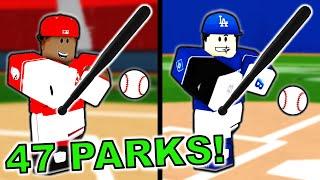 Hitting a HOMERUN in Every Stadium in HCBB! (Roblox)