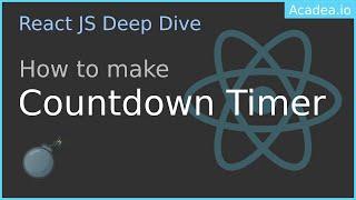 Ep39 - Countdown Clock | React Component