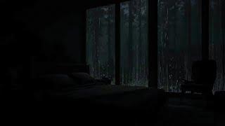 Rain & Thunder️Sleep Instantly with Heavy Rain and Thunder outside the JungleRelaxing Rain