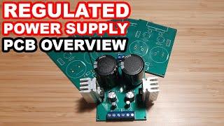 Regulated Power Supply Board - PCB Design Overview, first experience ordering your own pcbs!