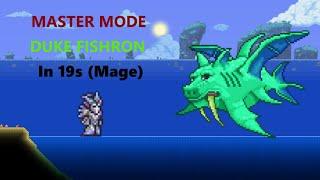 Master Mode Duke Fishron in 19s with Mage