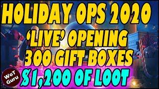 Holiday Ops Mega-Video | Opening 300 Gift Boxes! | Full Event Details + Rewards