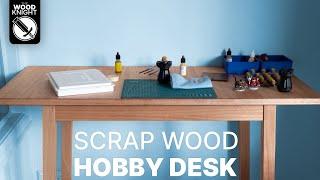 Woodworking: Scrap Wood Hobby/Mini Painting Desk