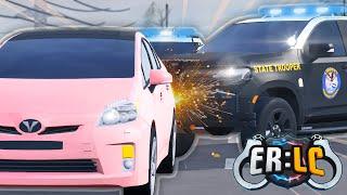 Karen ATTACKS Trooper and RUNS! - RPF - Roblox ERLC Roleplay - Liberty Highway Patrol