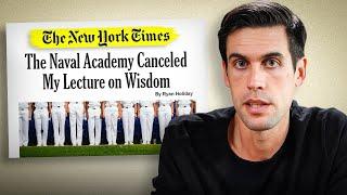 This Is The Stoicism Talk The Navy Banned (Ryan Holiday At The U.S. Naval Academy)