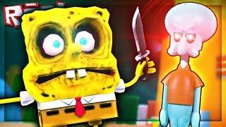 Roblox Adventures - KILLED BY EVIL SPONGEBOB IN ROBLOX! (Terror in Bikini Bottom)