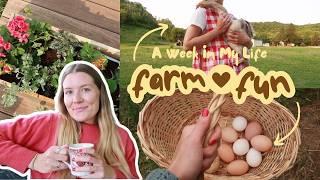 sewing, farm animals, sourdough and what I do in a week! #weekinmylife #homesteading
