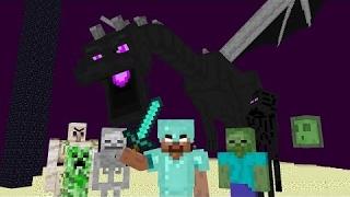 Monster School : Kill the Ender dragon - Minecraft Animation