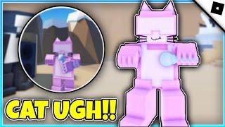 How to get "CAT UGH!!" BADGE + CAT TANKMAN MORPH in FNF ROLEPLAY! - ROBLOX