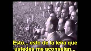 El pueblo en la plaza le pide leña a Perón para los especuladores (Segmentos - 15 de abril de 1953)