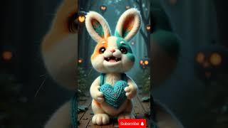 Ugly or Cute? Monster Bunny Plush  | Creepy, Sweet & Handmade Horror Vibes #cute #funny #love