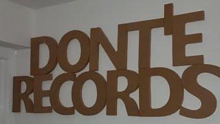 Arrangement - Putting up Dont'e Records logo with Hook & Loop Tape | March 1st 2023 