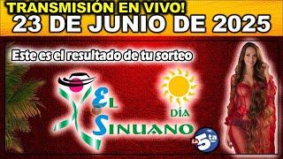SINUANO DÍA: Resultado EL SINUANO DÍA LUNES 23 de Junio de 2025