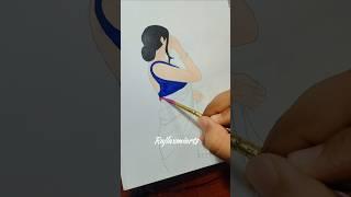 Elegant draping #art #drawing #painting #shorts #aesthetic #trending #besos