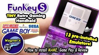 FunKey S : Smallest Retro Handheld Review and How to Setup MAME