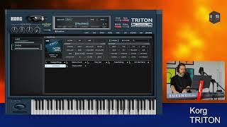 Korg - Triton Extreme VSTi - "Programs" Pt. 2 - All Playing No Talking! #kontakt #vsti #samples