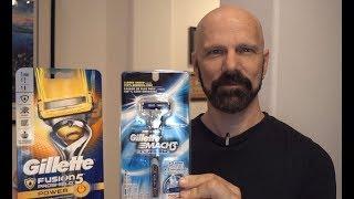 Gillette Razor Comparison: Mach 3 Turbo vs Fusion 5 Proshield Power