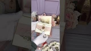 Rose Gold Velvet Wedding Invitation Box Acrylic Invitation #acrylicinvitation #weddinginvitation
