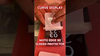 Curve display protector MOTO EDGE 50 #rajmobile011 #edge50pro #screenprotector #shorts #ytshorts