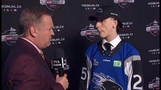 Interview – #10 Pick Nolann Héroux (Saint John Sea Dogs) – QMJHL Draft 2025