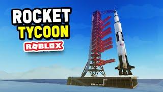 Building a ROCKET COMPANY in Roblox Rocket Tycoon